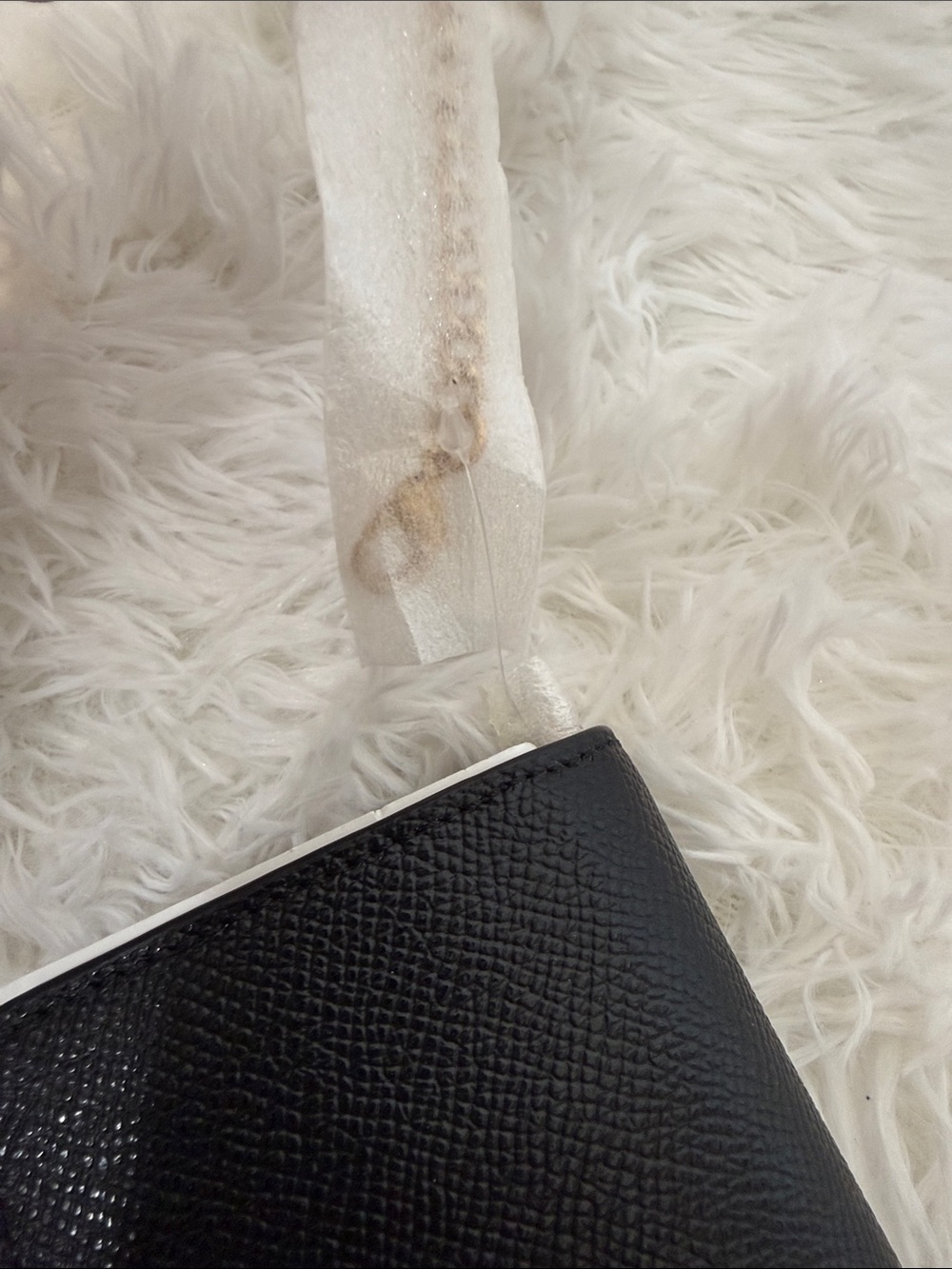 COACH Black Mini Wallet On A Chain - Picture 9 of 13
